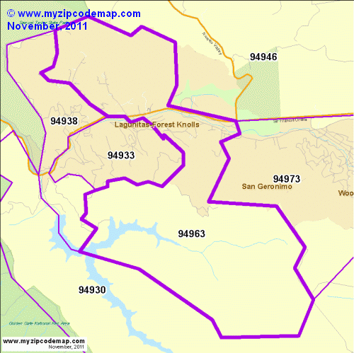 map of 94963