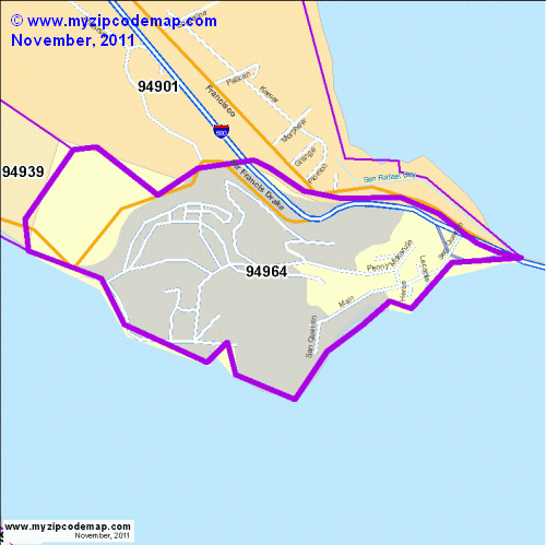 map of 94964