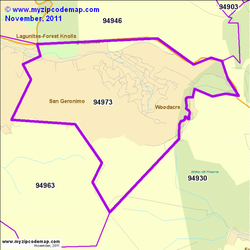 map of 94973