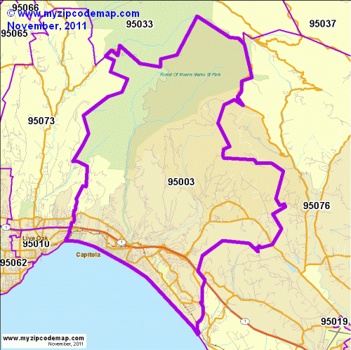 map of 95003