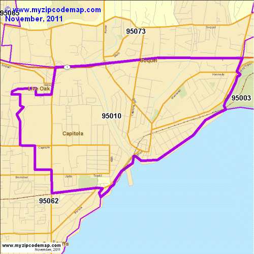 map of 95010