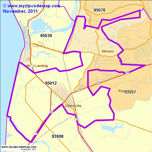 map of 95012