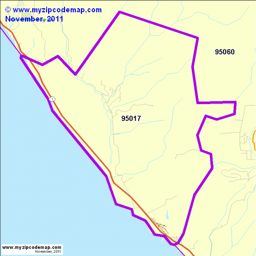 map of 95017