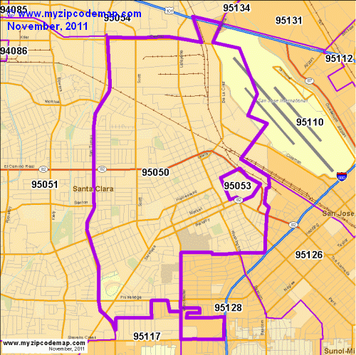 map of 95050