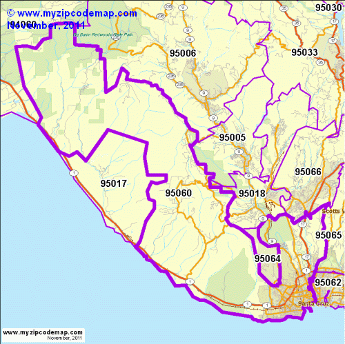 map of 95060