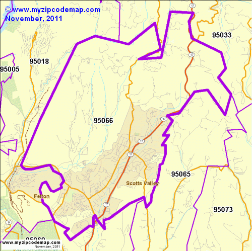 map of 95066