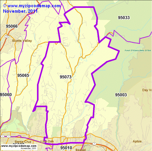 map of 95073