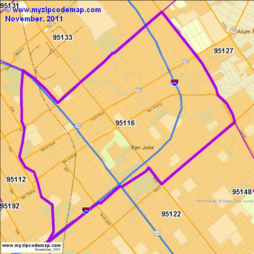 map of 95116
