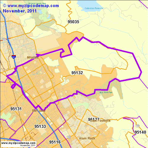 map of 95132