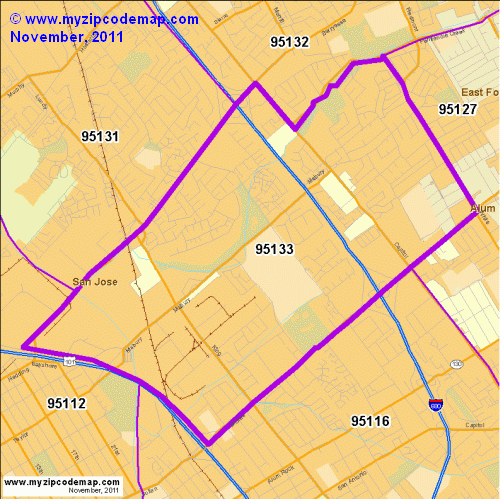 map of 95133