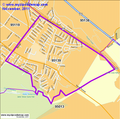map of 95139