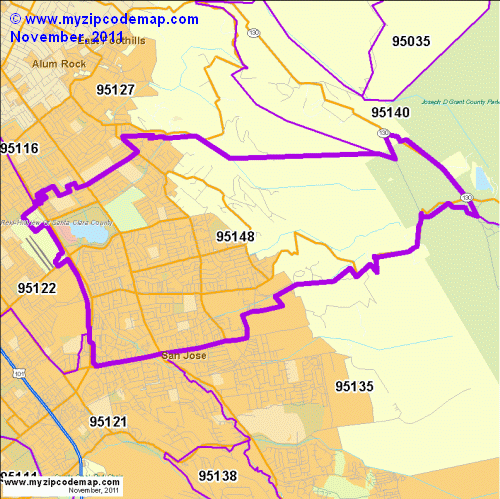 map of 95148