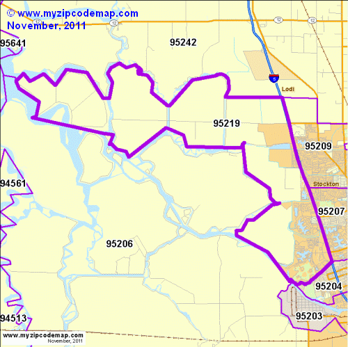 map of 95219