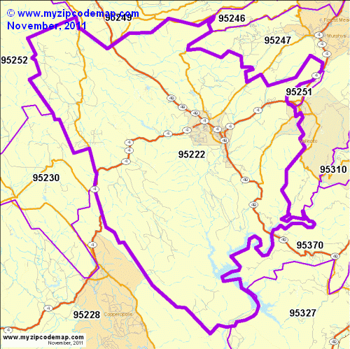map of 95222