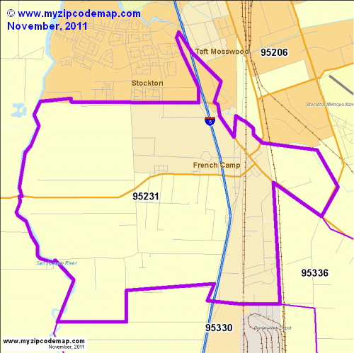 map of 95231
