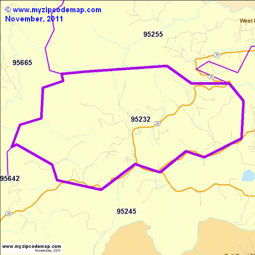 map of 95232