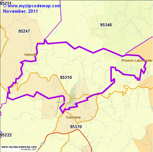 map of 95310