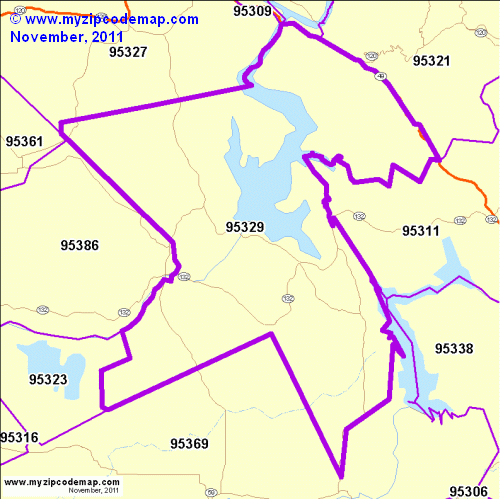 map of 95329