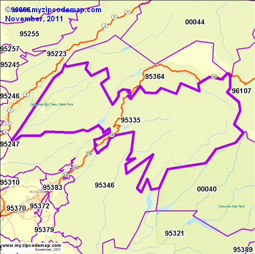map of 95335