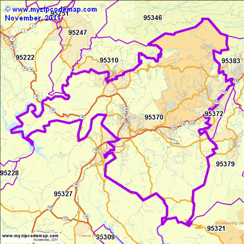 map of 95370