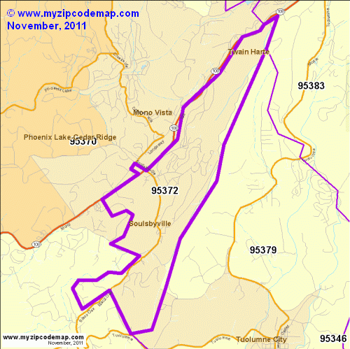 map of 95372