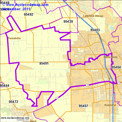 map of 95401