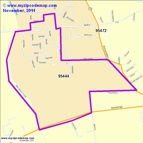 map of 95444