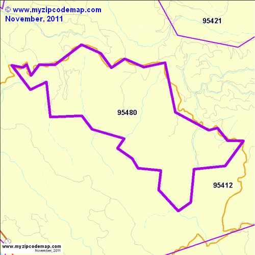 map of 95480
