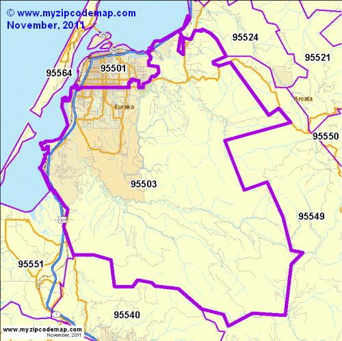 map of 95503