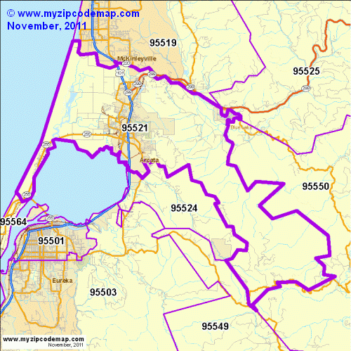 map of 95521