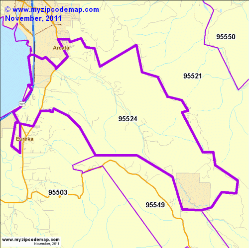 map of 95524