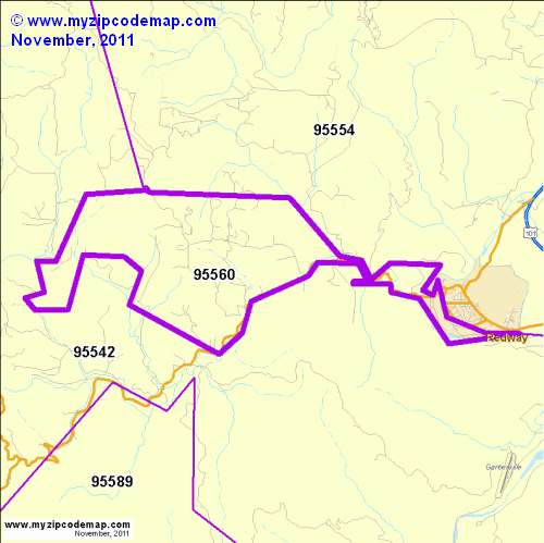 map of 95560