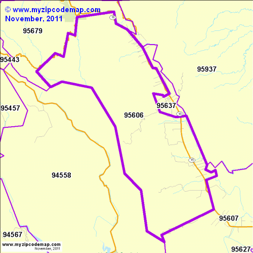 map of 95606