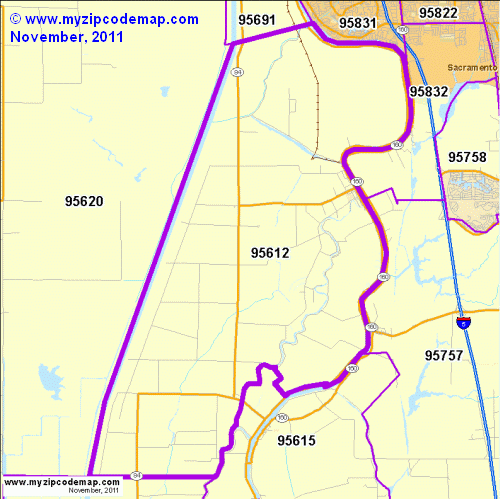 map of 95612