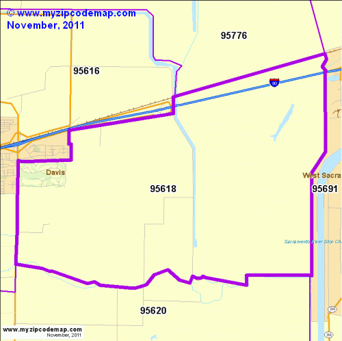 map of 95618