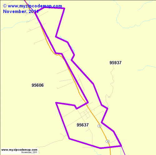 map of 95637