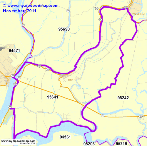 map of 95641