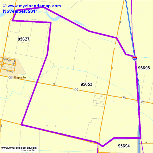 map of 95653