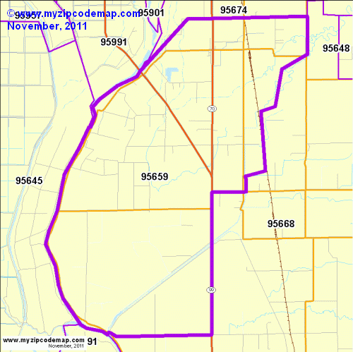 map of 95659