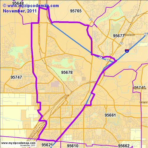 map of 95678