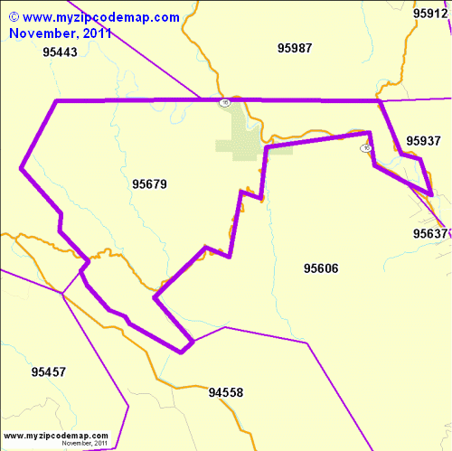 map of 95679
