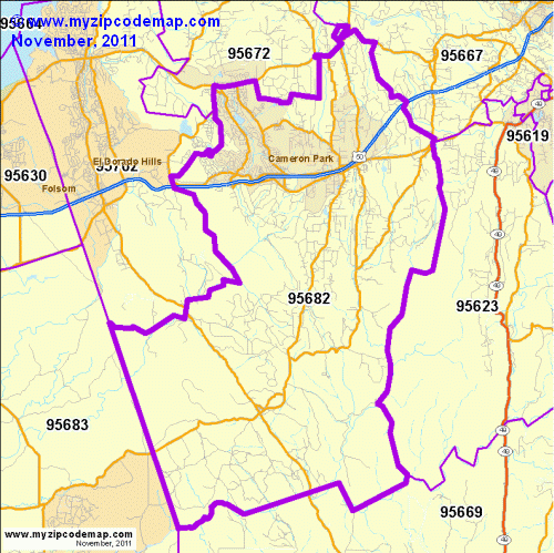map of 95682