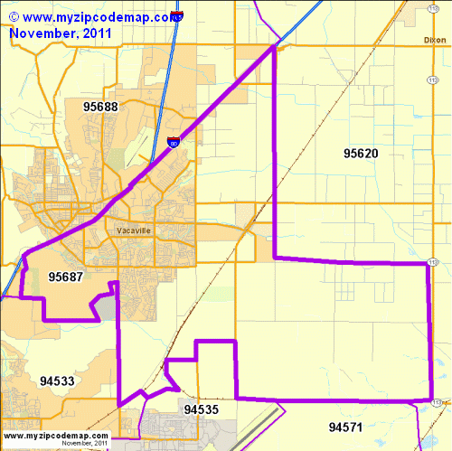 map of 95687
