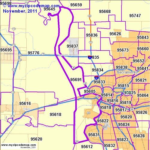 Zip Code Map of 95691 - Demographic profile, Residential, Housing ...