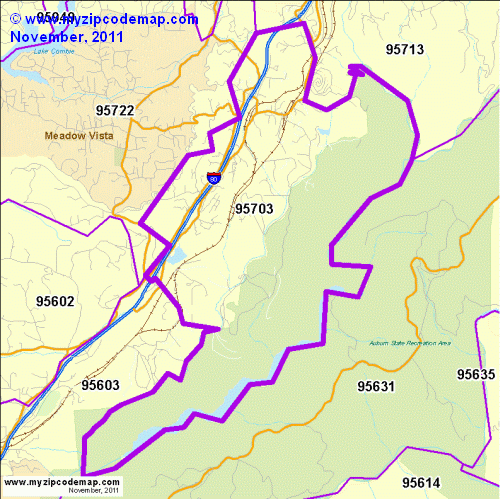 map of 95703