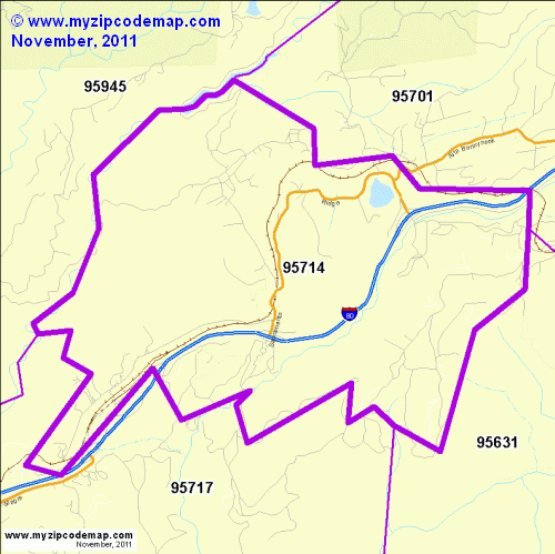 map of 95714