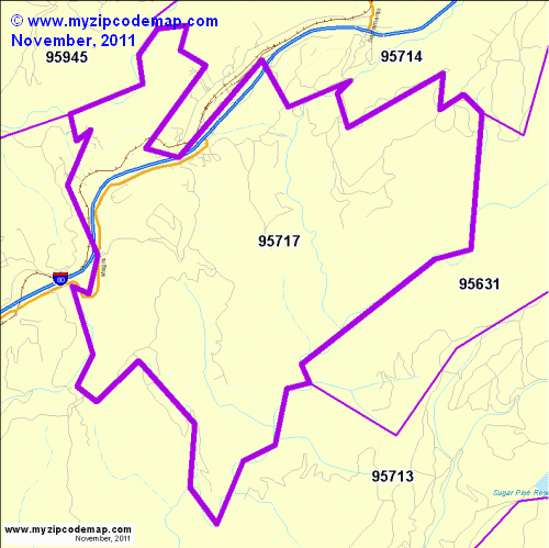map of 95717