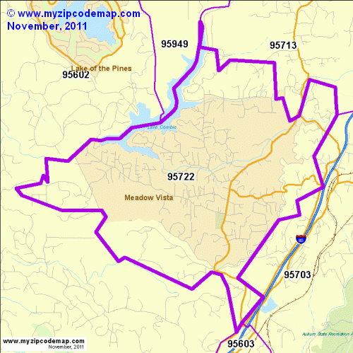map of 95722