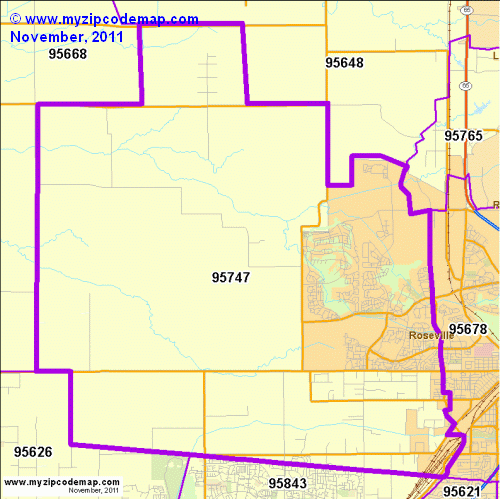 map of 95747