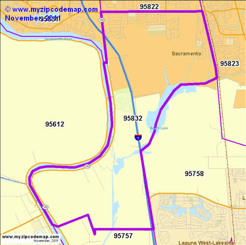 map of 95832